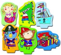 6 figuras de marioneta de foamy