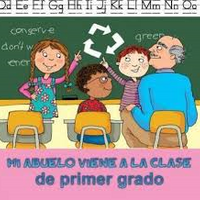 Abuelo viene a la clase de primer grado K-1