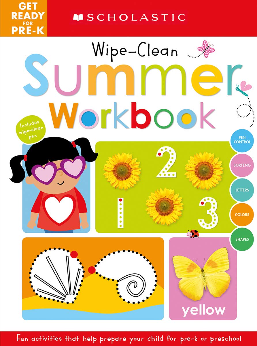 Wipe and Clean Summer Workbook Pre K