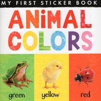 My First Sticker Book Animal Colors