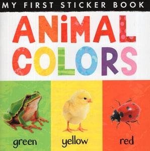 My First Sticker Book Animal Colors