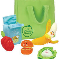 Lil Shopper Play Set  de comida de tela para bebe
