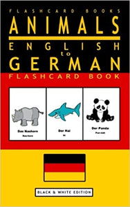 Flashcard book ANIMALS English to German