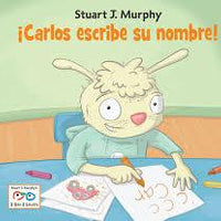 Carlos escribe su nombre