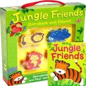 Jungle Friends Story book and Playset