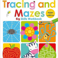 Tracing and mazes big skills workbook Pre K
