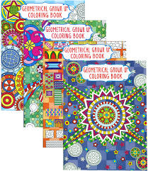 Geometrical Grown Up Coloring Book Unidad