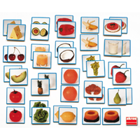 Juego de Memoria  Tarjetas de Alimentos