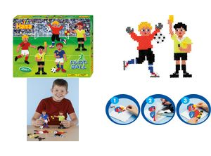 Football Hama Beads/Juego de cuentas Futbol